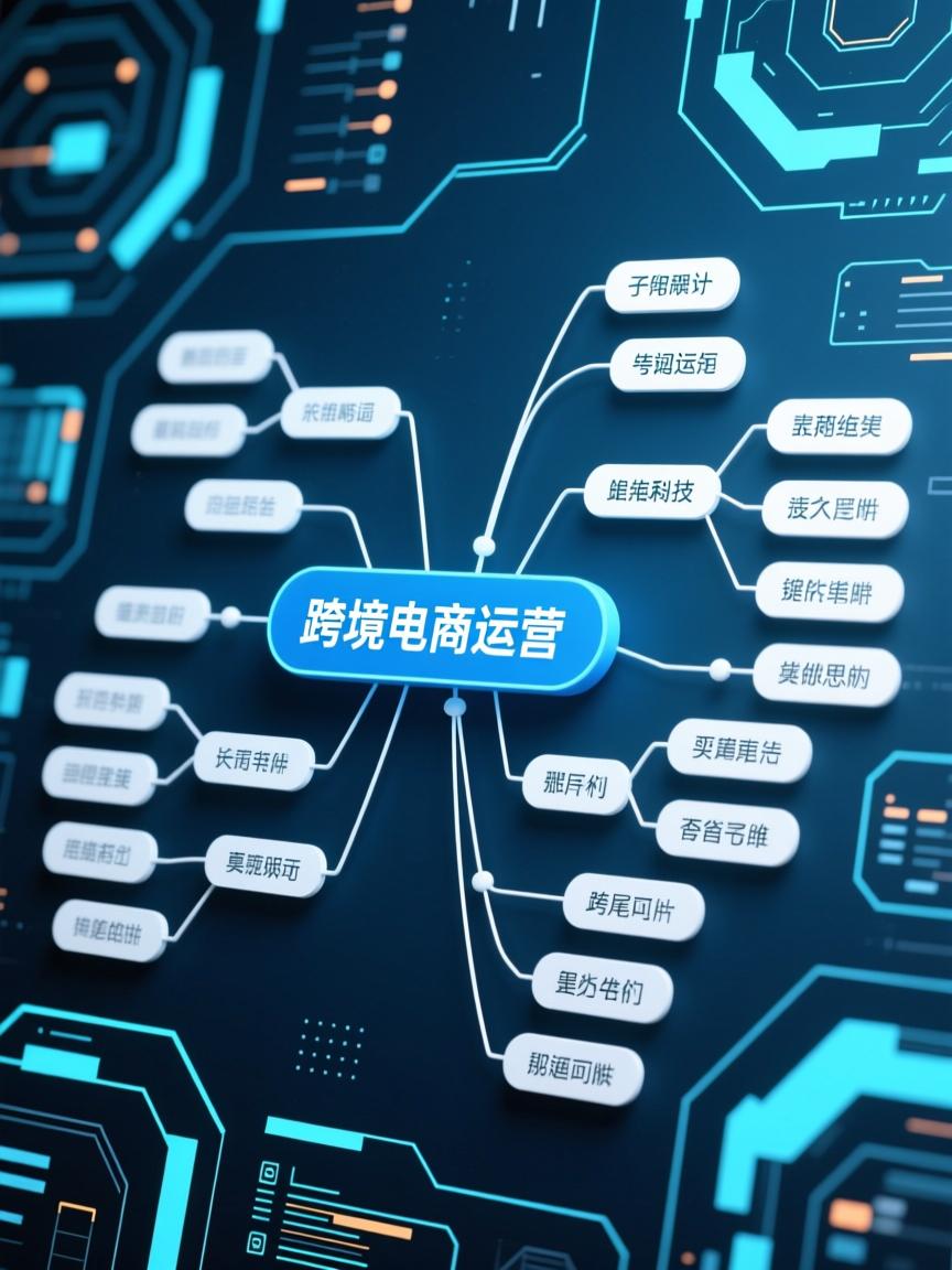 基于计算机软硬件的跨境电商运营思维导图长尾关键词解析